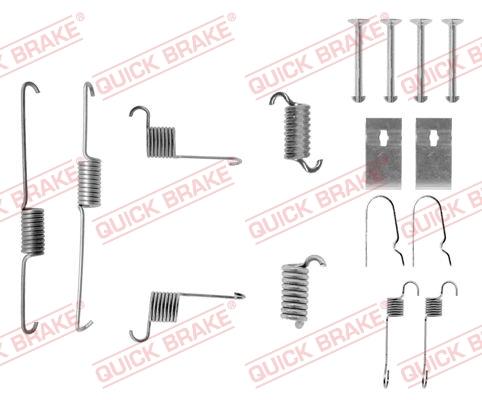OJD Quick Brake 105-0661 - Комплект принадлежности, спирани челюсти vvparts.bg