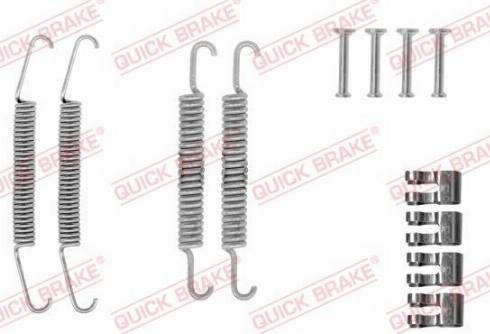 OJD Quick Brake 105-0610 - Комплект принадлежности, спирани челюсти vvparts.bg
