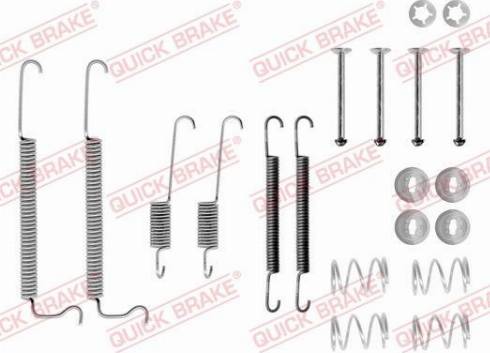 OJD Quick Brake 1050629 - Комплект принадлежности, спирани челюсти vvparts.bg