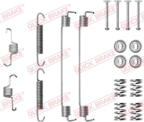 OJD Quick Brake 1050819 - Комплект принадлежности, спирани челюсти vvparts.bg