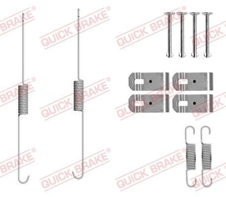 OJD Quick Brake 105-0888 - Комплект принадлежности, спирани челюсти vvparts.bg