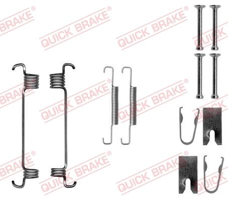 OJD Quick Brake 1050875 - Комплект принадлежности, челюсти за ръчна спирачка vvparts.bg