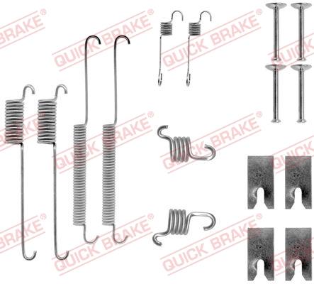 OJD Quick Brake 1050732 - Комплект принадлежности, спирани челюсти vvparts.bg