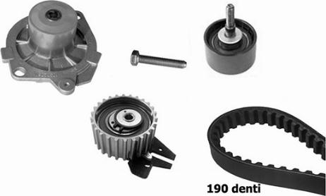 OMB KMB5013A - Водна помпа+ к-кт ангренажен ремък vvparts.bg