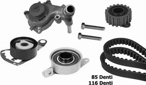 OMB KMB6005A - Водна помпа+ к-кт ангренажен ремък vvparts.bg