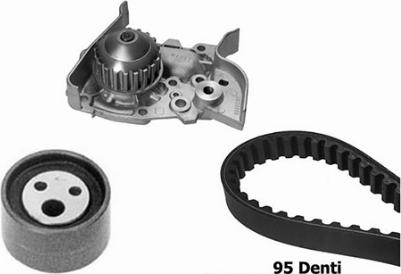 OMB KMB7715A - Водна помпа+ к-кт ангренажен ремък vvparts.bg