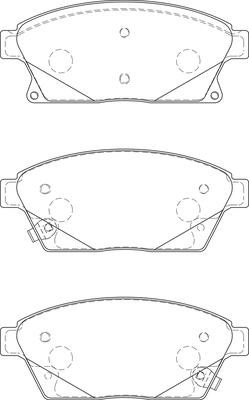 Omnicraft 2134994 - Комплект спирачно феродо, дискови спирачки vvparts.bg