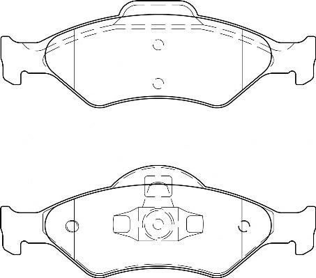 Omnicraft 2134864 - Комплект спирачно феродо, дискови спирачки vvparts.bg