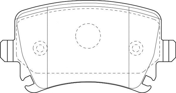 Omnicraft 2135575 - Комплект спирачно феродо, дискови спирачки vvparts.bg