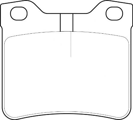 Omnicraft 2135660 - Комплект спирачно феродо, дискови спирачки vvparts.bg