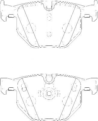 Omnicraft 2135681 - Комплект спирачно феродо, дискови спирачки vvparts.bg