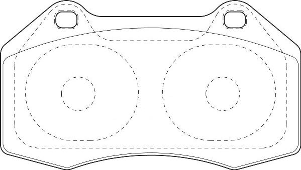 Omnicraft 2135192 - Комплект спирачно феродо, дискови спирачки vvparts.bg