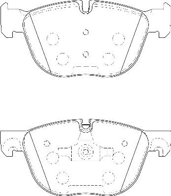 Omnicraft 2135150 - Комплект спирачно феродо, дискови спирачки vvparts.bg