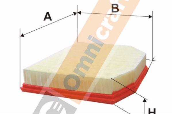 Omnicraft 2133802 - Въздушен филтър vvparts.bg