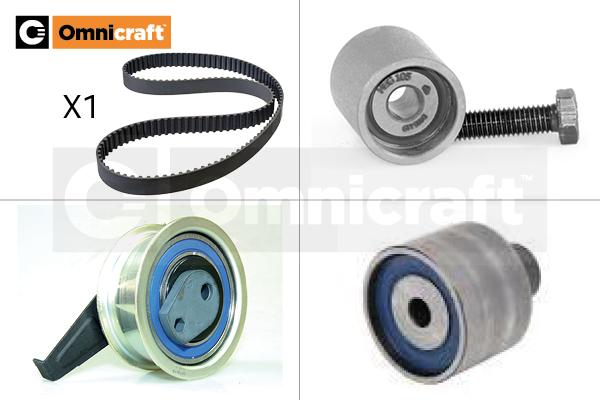 Omnicraft 2328406 - Комплект ангренажен ремък vvparts.bg