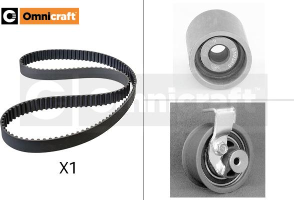 Omnicraft 2328480 - Комплект ангренажен ремък vvparts.bg