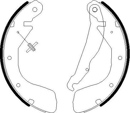 Omnicraft 2255694 - Комплект спирачна челюст vvparts.bg