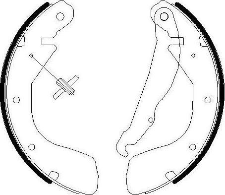 Omnicraft 2255668 - Комплект спирачна челюст vvparts.bg