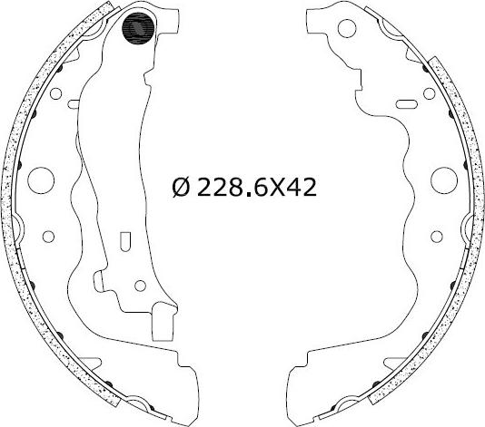 Omnicraft 2255662 - Комплект спирачна челюст vvparts.bg