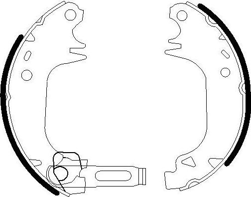 Omnicraft 2255896 - Комплект спирачна челюст vvparts.bg