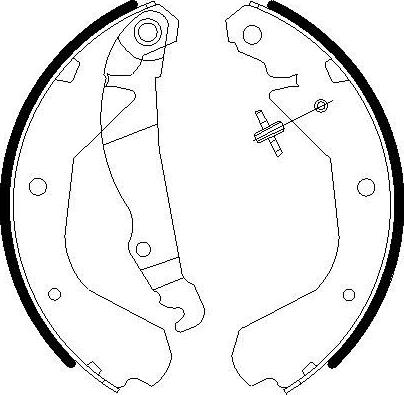 Omnicraft 2255838 - Комплект спирачна челюст vvparts.bg