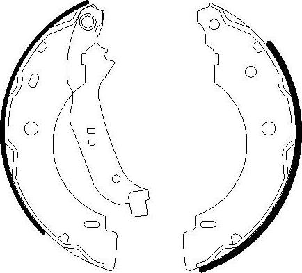 Omnicraft 2255768 - Комплект спирачна челюст vvparts.bg