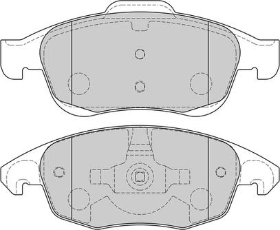 Omnicraft 2230121 - Комплект спирачно феродо, дискови спирачки vvparts.bg