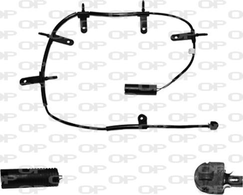 Open Parts AK3095.00 - Предупредителен контактен сензор, износване на накладките vvparts.bg