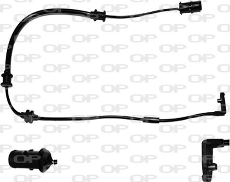 Open Parts AK3059.00 - Предупредителен контактен сензор, износване на накладките vvparts.bg