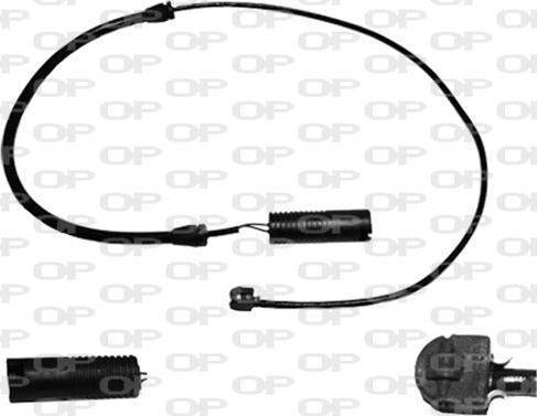 Open Parts AK3004.00 - Предупредителен контактен сензор, износване на накладките vvparts.bg