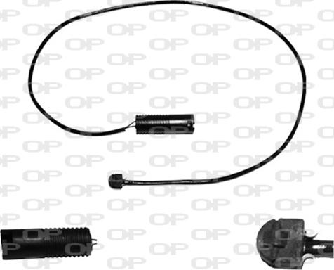 Open Parts AK3005.00 - Предупредителен контактен сензор, износване на накладките vvparts.bg