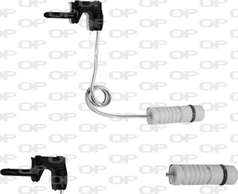 Open Parts AK3088.00 - Предупредителен контактен сензор, износване на накладките vvparts.bg
