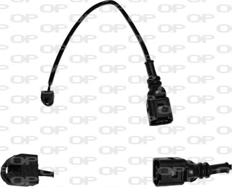 Open Parts AK3104.00 - Предупредителен контактен сензор, износване на накладките vvparts.bg