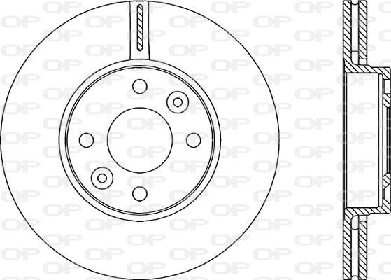 Open Parts BDA1985.20 - Спирачен диск vvparts.bg