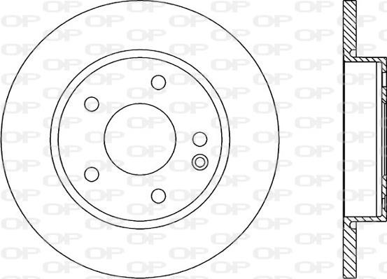 Open Parts BDA1699.10 - Спирачен диск vvparts.bg