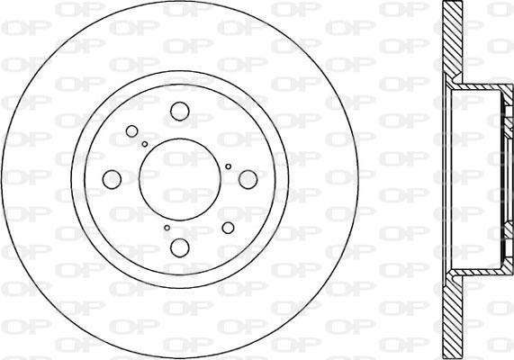 Open Parts BDA1148.10 - Спирачен диск vvparts.bg