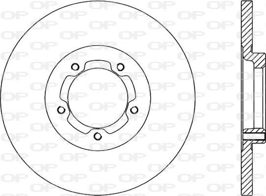 Open Parts BDA1166.10 - Спирачен диск vvparts.bg