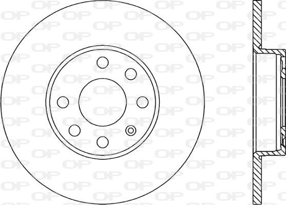 Open Parts BDA1806.10 - Спирачен диск vvparts.bg