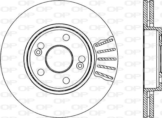 Open Parts BDR1816.20 - Спирачен диск vvparts.bg