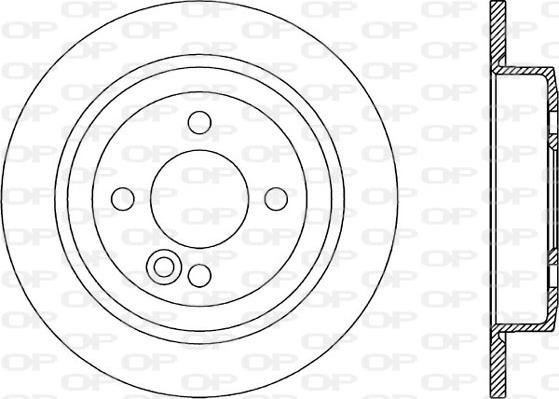 Unipart GBD1249 - Спирачен диск vvparts.bg