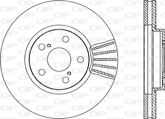 Open Parts BDA1829.20 - Спирачен диск vvparts.bg