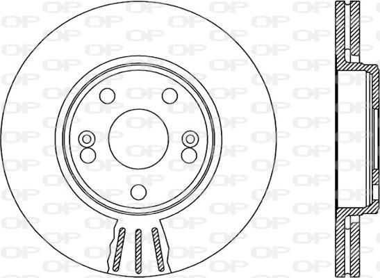 Open Parts BDA1879.20 - Спирачен диск vvparts.bg