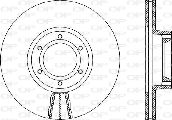 Open Parts BDA1878.20 - Спирачен диск vvparts.bg