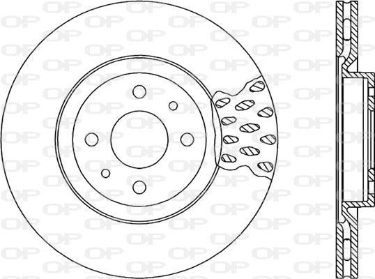 Open Parts BDR1231.20 - Спирачен диск vvparts.bg