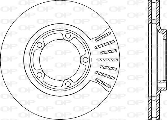 Open Parts BDA1791.20 - Спирачен диск vvparts.bg