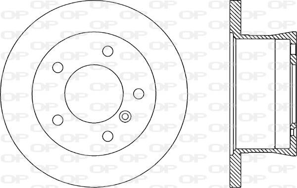 Open Parts BDA1785.10 - Спирачен диск vvparts.bg