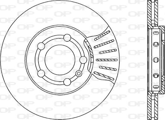 Open Parts BDA1730.20 - Спирачен диск vvparts.bg