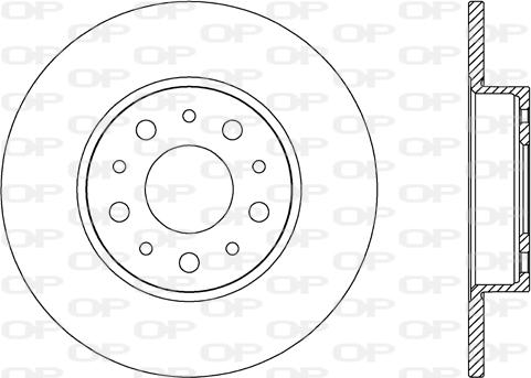 Open Parts BDA2695.10 - Спирачен диск vvparts.bg