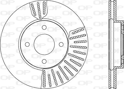 Open Parts BDA2648.20 - Спирачен диск vvparts.bg