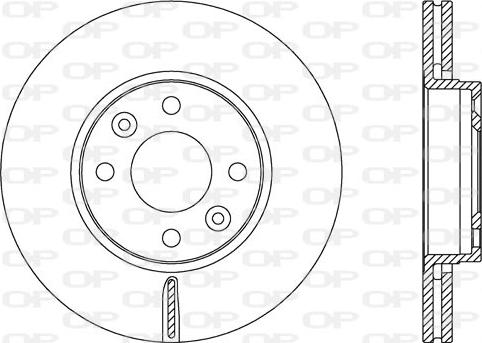 Open Parts BDA2652.20 - Спирачен диск vvparts.bg